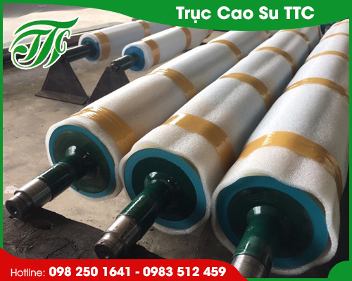 Trục cao su ngành bao bì nhựa